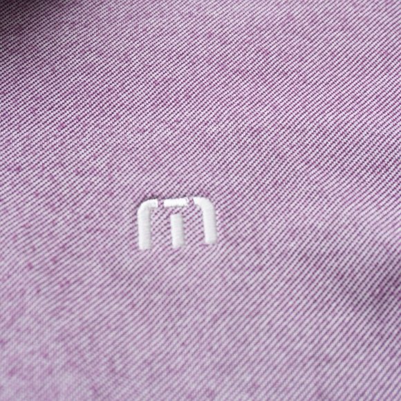 Travis Mathew Mens Polo Shirt Collared Short Sleeve Cotton Blend Purple Large - Picture 4 of 10